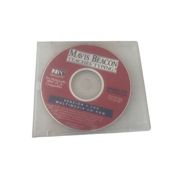 Mavis Beacon Teaches Typing Version 3 Multimedia CD ROM IBM PC And Compatibles - Picture 2 of 3